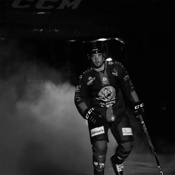 Colin Sullivan in hockey gear